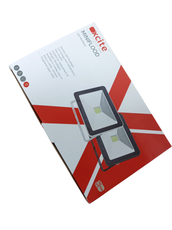 Xcite LEO MINIFLOOD 50W LED Floodlight Ultra-Compact 6000K/3000K Outdoor