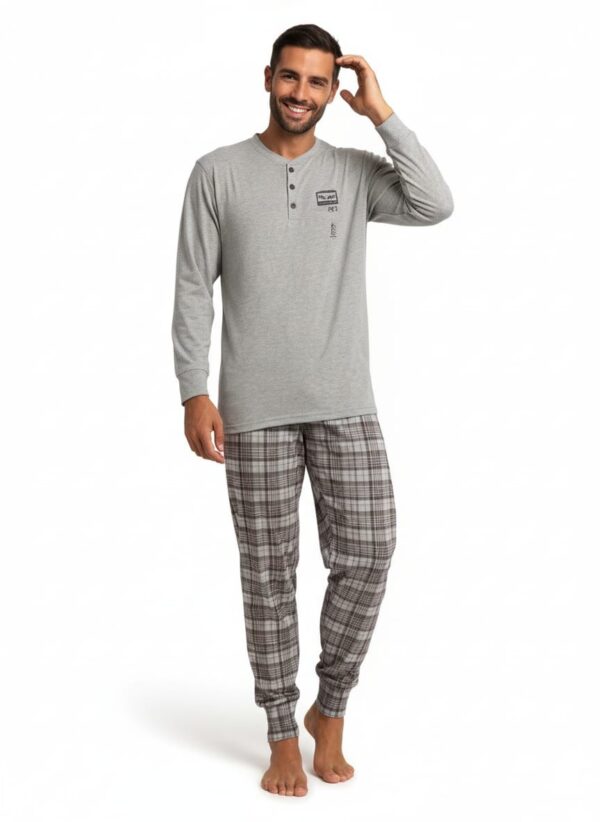 Karelpiu 100% Cotton Pajama Set for Men, Top & Bottoms, XXL, New With Tags